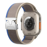 Dây đồng hồ nylon vòng nút bấm khóa titan xDfind, Dành cho Apple Watch 46mm / 49mm / 45mm / 44mm, Dành cho Apple Watch 42mm / 41mm / 40mm / 38mm