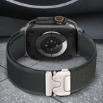 Dây đồng hồ nylon vòng nút bấm khóa titan xDfind, Dành cho Apple Watch 46mm / 49mm / 45mm / 44mm, Dành cho Apple Watch 42mm / 41mm / 40mm / 38mm