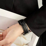 Dây đồng hồ da khóa tròn xDfind, Dành cho Apple Watch 46mm / 49mm / 45mm / 44mm, Dành cho Apple Watch 42mm / 41mm / 40mm / 38mm