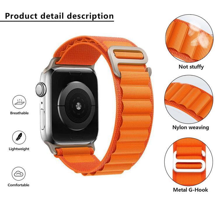 Dây đồng hồ vòng nylon Aline xDfind, Dành cho Apple Watch 46mm / 49mm / 45mm / 44mm, Dành cho Apple Watch 42mm / 41mm / 40mm / 38mm