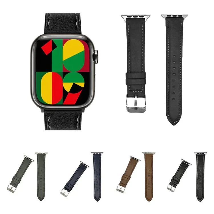 Dây đồng hồ da họa tiết Crazy Horse xDfind, Dành cho Apple Watch 46mm / 49mm / 45mm / 44mm, Dành cho Apple Watch 42mm / 41mm / 40mm / 38mm
