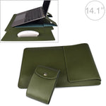 Túi đựng da PU05 kèm túi nhỏ, cho laptop 13.3 inch, 14.1 inch, 15.4 inch