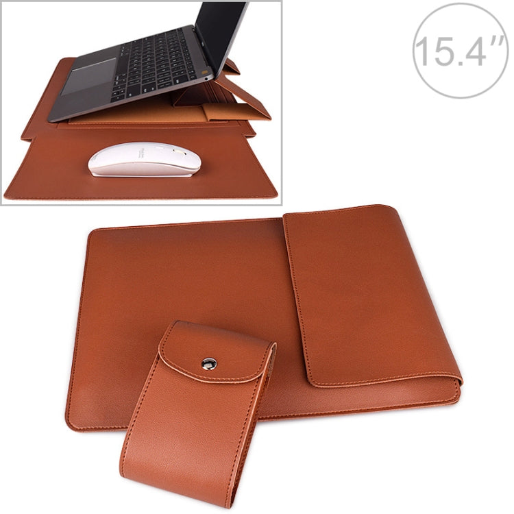 Túi đựng da PU05 kèm túi nhỏ, cho laptop 13.3 inch, 14.1 inch, 15.4 inch