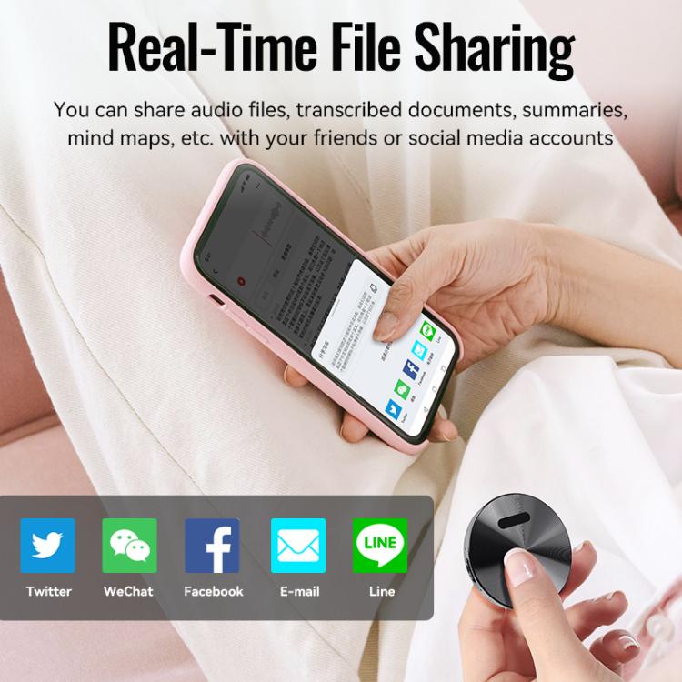 Máy ghi âm từ tính thông minh JNN A6 hỗ trợ điều khiển qua APP, dung lượng 8GB, 16GB, 32GB, 64GB, 128GB