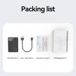 Máy ghi âm từ tính thông minh JNN A5 màn hình OLED hỗ trợ điều khiển qua APP, dung lượng 8GB, 16GB, 32GB, 64GB, 128GB