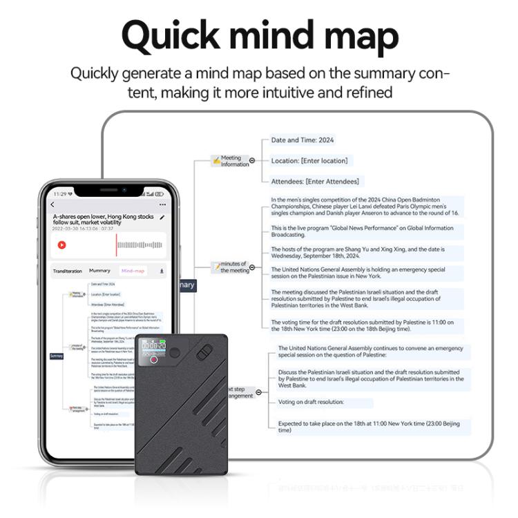 Máy ghi âm từ tính thông minh JNN A5 màn hình OLED hỗ trợ điều khiển qua APP, dung lượng 8GB, 16GB, 32GB, 64GB, 128GB