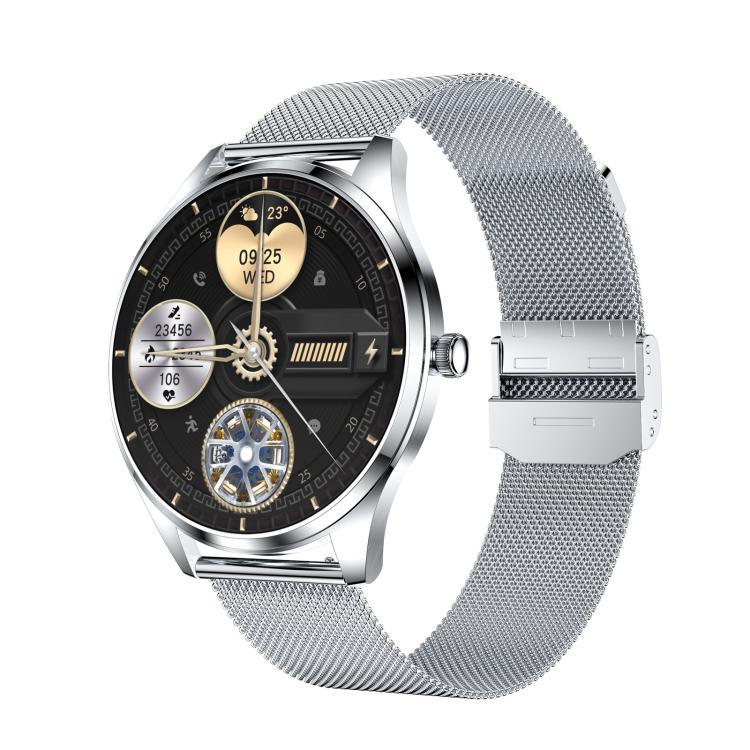 ساعة ذكية H77 بشاشة AMOLED بحجم 1.43 بوصة للصحة واللياقة، مقاومة للماء بمعيار IP67، تدعم مكالمات BT