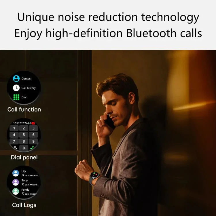 Đồng Hồ Thông Minh H77 Màn Hình AMOLED 1.43 inch, Sức Khỏe & Thể Dục, Chống Nước IP67, Hỗ Trợ Gọi BT