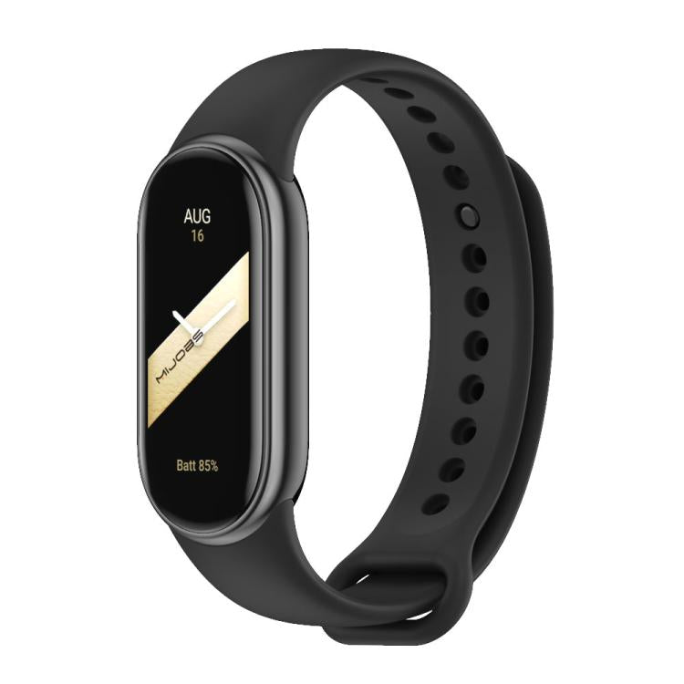 xDfind Metal Buckle Solid Color Silicone Watch Band, For Xiaomi Smart Band 10 / 9 / 8