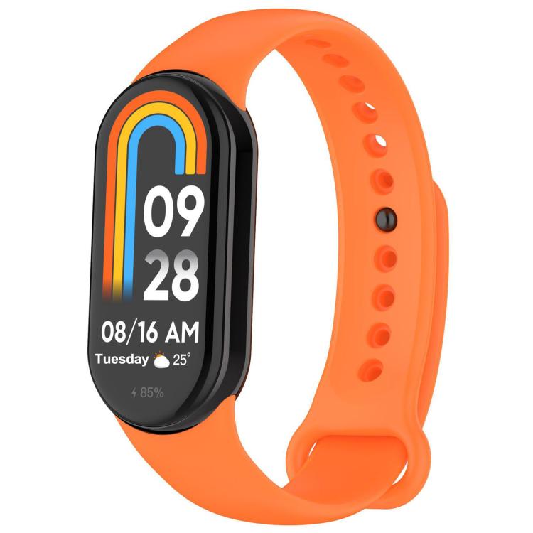 xDfind Metal Buckle Solid Color Silicone Watch Band, For Xiaomi Smart Band 10 / 9 / 8