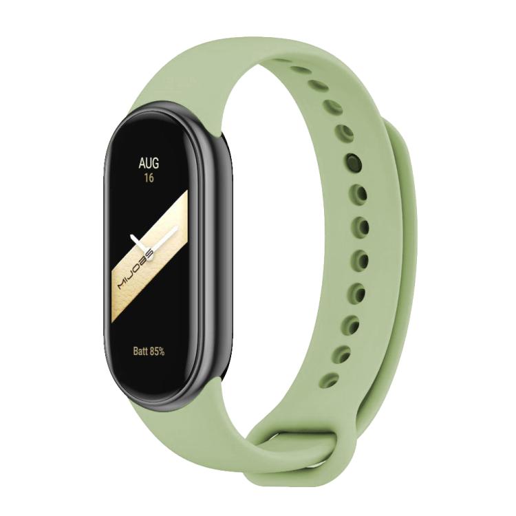 xDfind Metal Buckle Solid Color Silicone Watch Band, For Xiaomi Smart Band 10 / 9 / 8