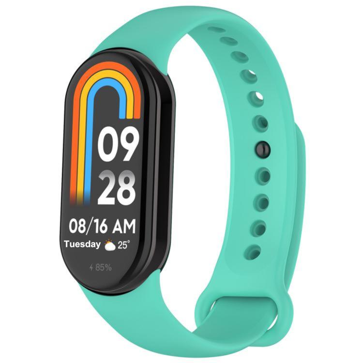 xDfind Metal Buckle Solid Color Silicone Watch Band, For Xiaomi Smart Band 10 / 9 / 8