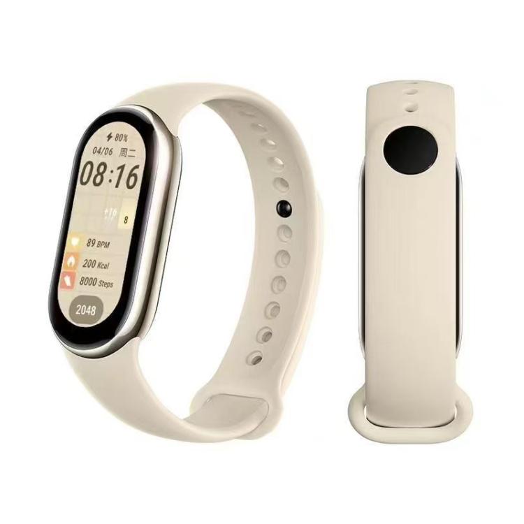 xDfind Metal Buckle Solid Color Silicone Watch Band, For Xiaomi Smart Band 10 / 9 / 8