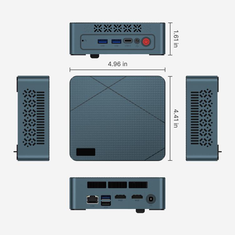GXMO GN7 Mini PC Windows 11, Bộ Vi Xử Lý AMD Ryzen 5 3550H 4 Nhân, 16GB+512GB