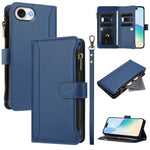 Ốp lưng da khóa nam châm có 9 ngăn đựng thẻ và dây đeo tay, dành cho iPhone 17e / 16e, dành cho iPhone 17 Pro Max, dành cho iPhone 17 Pro, dành cho iPhone 17, dành cho iPhone Air, dành cho iPhone 16 Pro Max, dành cho iPhone 16 Pro, dành cho iPhone 16 Plus