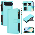 Ốp lưng da khóa nam châm có 9 ngăn đựng thẻ và dây đeo tay, dành cho iPhone 17e / 16e, dành cho iPhone 17 Pro Max, dành cho iPhone 17 Pro, dành cho iPhone 17, dành cho iPhone Air, dành cho iPhone 16 Pro Max, dành cho iPhone 16 Pro, dành cho iPhone 16 Plus
