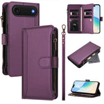 Ốp lưng da khóa nam châm có 9 ngăn đựng thẻ và dây đeo tay, dành cho iPhone 17e / 16e, dành cho iPhone 17 Pro Max, dành cho iPhone 17 Pro, dành cho iPhone 17, dành cho iPhone Air, dành cho iPhone 16 Pro Max, dành cho iPhone 16 Pro, dành cho iPhone 16 Plus