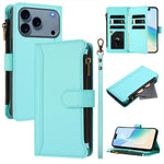 Ốp lưng da khóa nam châm có 9 ngăn đựng thẻ và dây đeo tay, dành cho iPhone 17e / 16e, dành cho iPhone 17 Pro Max, dành cho iPhone 17 Pro, dành cho iPhone 17, dành cho iPhone Air, dành cho iPhone 16 Pro Max, dành cho iPhone 16 Pro, dành cho iPhone 16 Plus