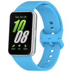 Dây đồng hồ silicone khóa màu sắc đơn sắc xDfind, Dành cho Samsung Galaxy Fit3 SM-R390