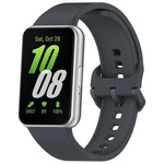 Dây đồng hồ silicone khóa màu sắc đơn sắc xDfind, Dành cho Samsung Galaxy Fit3 SM-R390