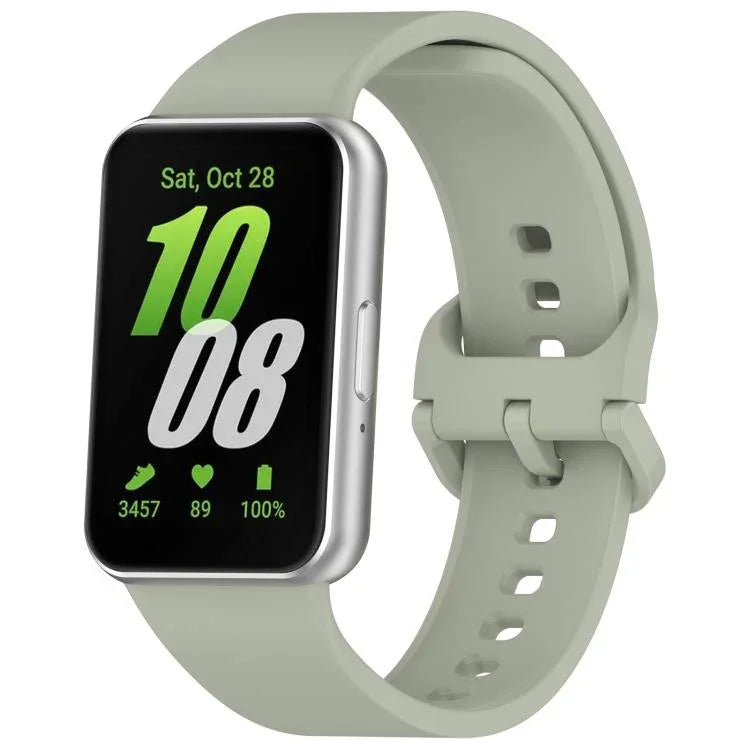 Dây đồng hồ silicone khóa màu sắc đơn sắc xDfind, Dành cho Samsung Galaxy Fit3 SM-R390