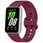 Dây đồng hồ silicone khóa màu sắc đơn sắc xDfind, Dành cho Samsung Galaxy Fit3 SM-R390