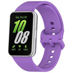 Dây đồng hồ silicone khóa màu sắc đơn sắc xDfind, Dành cho Samsung Galaxy Fit3 SM-R390