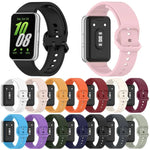 Dây đồng hồ silicone khóa màu sắc đơn sắc xDfind, Dành cho Samsung Galaxy Fit3 SM-R390
