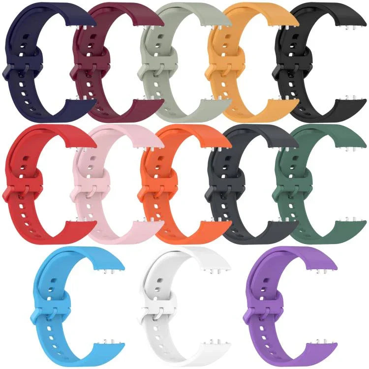 Dây đồng hồ silicone khóa màu sắc đơn sắc xDfind, Dành cho Samsung Galaxy Fit3 SM-R390
