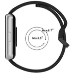 Dây đồng hồ silicone khóa màu sắc đơn sắc xDfind, Dành cho Samsung Galaxy Fit3 SM-R390