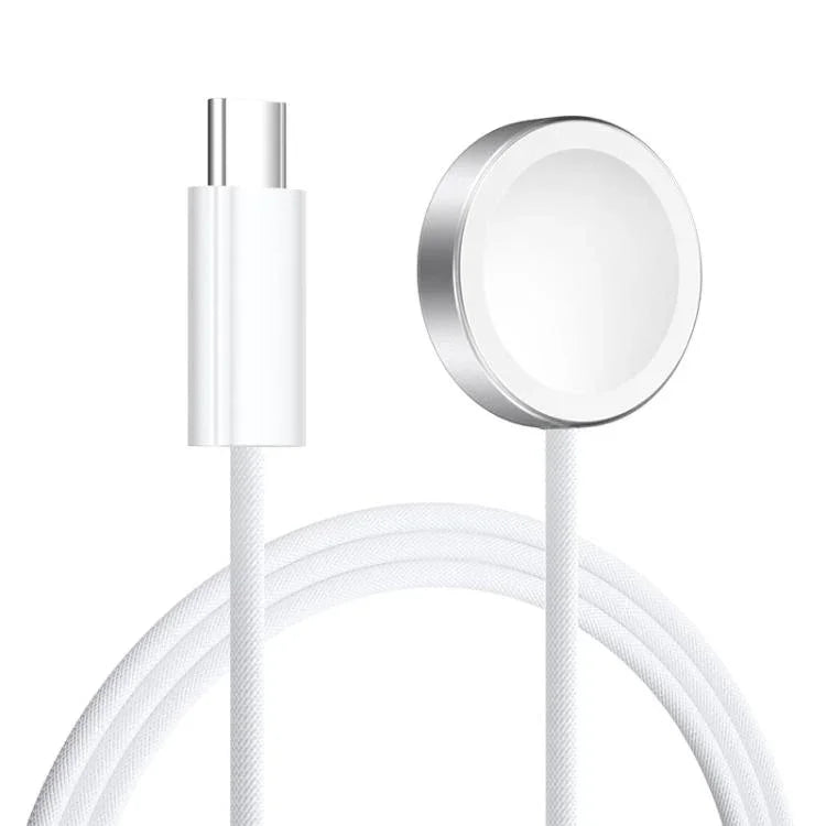 Bộ sạc đồng hồ không dây từ tính vỏ hợp kim nhôm xDfind, Type-C, USB-A, dành cho Apple Watch Series