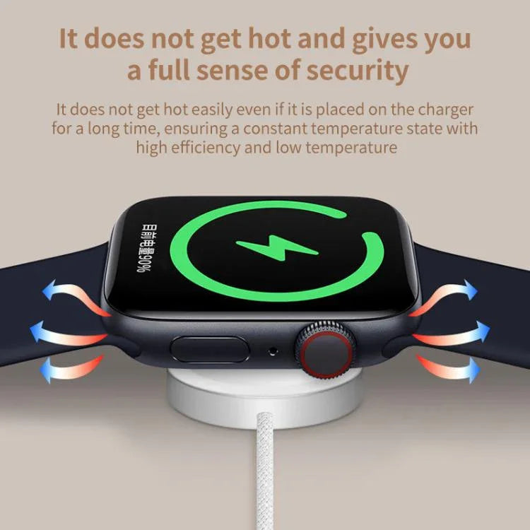 Bộ sạc đồng hồ không dây từ tính vỏ hợp kim nhôm xDfind, Type-C, USB-A, dành cho Apple Watch Series