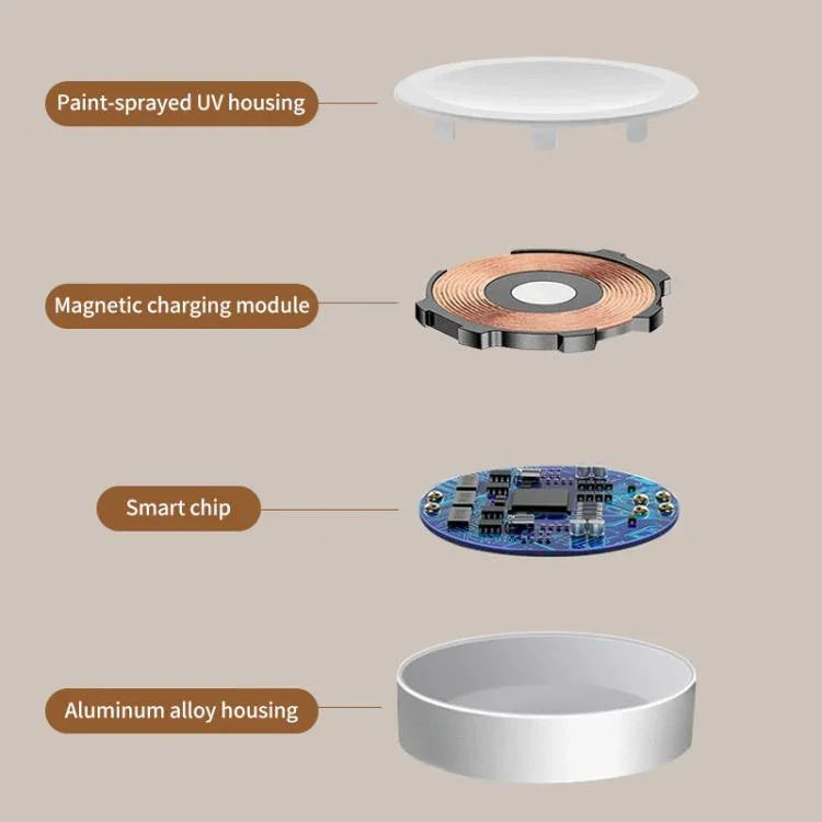 Bộ sạc đồng hồ không dây từ tính vỏ hợp kim nhôm xDfind, Type-C, USB-A, dành cho Apple Watch Series