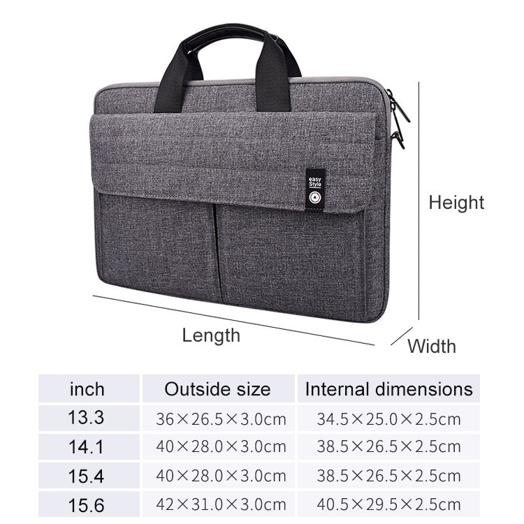 Túi xách tay ST08 không dây đeo vai, cho laptop 13.3 inch, 14.1 inch, 15.4 inch, 15.6 inch