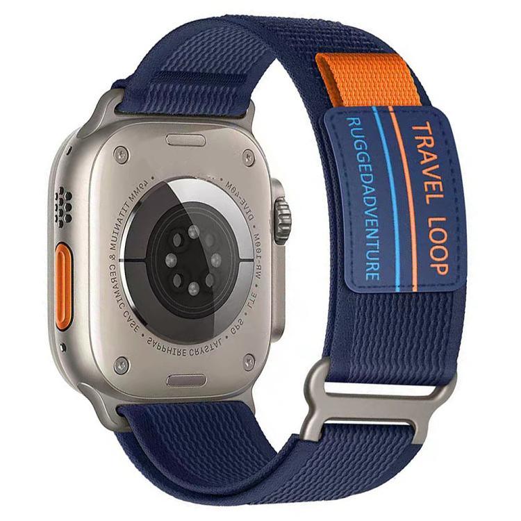 Dây đeo đồng hồ bằng nylon bện khóa kim loại hai đoạn xDfind, dành cho Apple Watch 46mm / 49mm / 45mm / 44mm, dành cho Apple Watch 42mm / 41mm / 40mm / 38mm