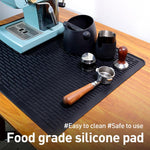 Thảm cách nhiệt đa năng cho máy pha cà phê bằng silicone chống trượt và thoát nước, kích thước: 71 x 50cm