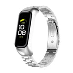 Dây đồng hồ thép ba hạt tích hợp khung kim loại xDfind, Dành cho Samsung Galaxy Fit 2