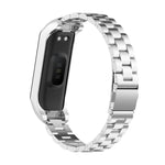 Dây đồng hồ thép ba hạt tích hợp khung kim loại xDfind, Dành cho Samsung Galaxy Fit 2
