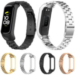 Dây đồng hồ thép ba hạt tích hợp khung kim loại xDfind, Dành cho Samsung Galaxy Fit 2