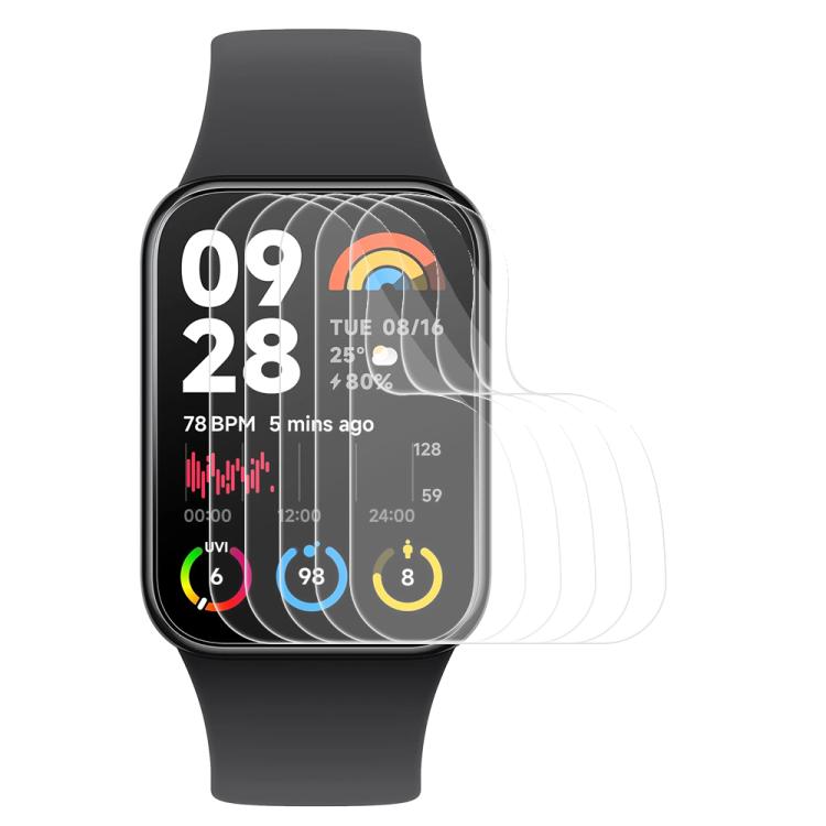 5pcs xDfind Soft Hydrogel Film Full Cover Front Protector, For Xiaomi Smart Band 10, For Xiaomi Redmi Watch 5, For Xiaomi Smart Band 9 Pro, For Xiaomi Redmi Watch 5 Lite, For Xiaomi Redmi Watch 5 Active, For Xiaomi Smart Band 9 NFC                     ...