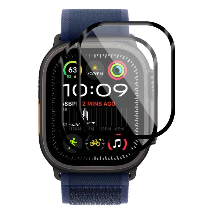 2 chiếc miếng dán màn hình mềm chất liệu composite 3D cong xDfind, dành cho Apple Watch Series 6&SE&5&4 44mm, dành cho Apple Watch Series 6&SE&5&4 40mm, dành cho Apple Watch Series 11 / 10 46mm, dành cho Apple Watch Ultra 3 / 2 / 1 49mm