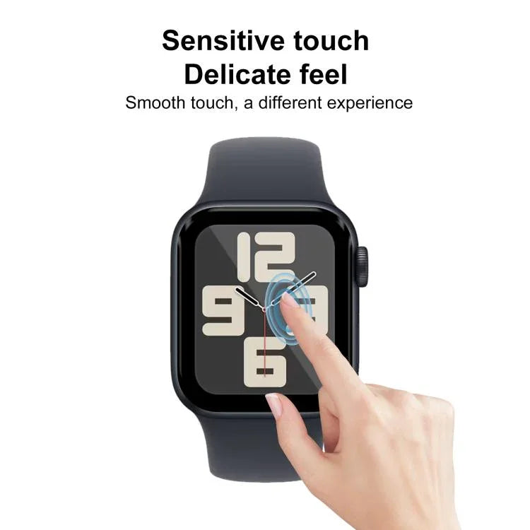 2 chiếc miếng dán màn hình mềm chất liệu composite 3D cong xDfind, dành cho Apple Watch Series 6&SE&5&4 44mm, dành cho Apple Watch Series 6&SE&5&4 40mm, dành cho Apple Watch Series 11 / 10 46mm, dành cho Apple Watch Ultra 3 / 2 / 1 49mm