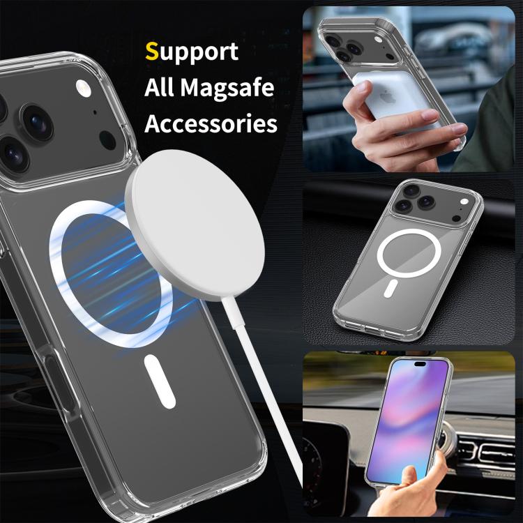 Ốp lưng điện thoại chống trầy PC kết hợp TPU Magsafe, dành cho iPhone 17 Pro Max, dành cho iPhone 17 Pro, dành cho iPhone 17, dành cho iPhone Air