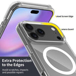 Ốp lưng điện thoại chống trầy PC kết hợp TPU Magsafe, dành cho iPhone 17 Pro Max, dành cho iPhone 17 Pro, dành cho iPhone 17, dành cho iPhone Air