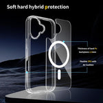 Ốp lưng điện thoại chống trầy PC kết hợp TPU Magsafe, dành cho iPhone 17 Pro Max, dành cho iPhone 17 Pro, dành cho iPhone 17, dành cho iPhone Air