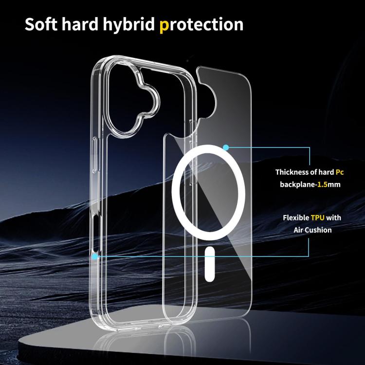Ốp lưng điện thoại chống trầy PC kết hợp TPU Magsafe, dành cho iPhone 17 Pro Max, dành cho iPhone 17 Pro, dành cho iPhone 17, dành cho iPhone Air