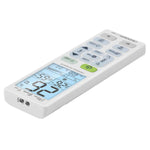 Điều khiển từ xa điều hòa không khí đa năng CHUNGHOP K-3302E với đèn pin và đèn nền LCD, K-3302E
