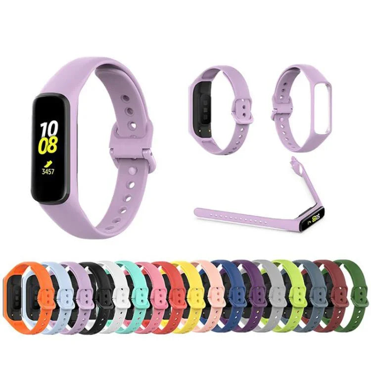Dây đồng hồ silicone màu trơn xDfind, Dành cho Samsung Galaxy Fit2 R220