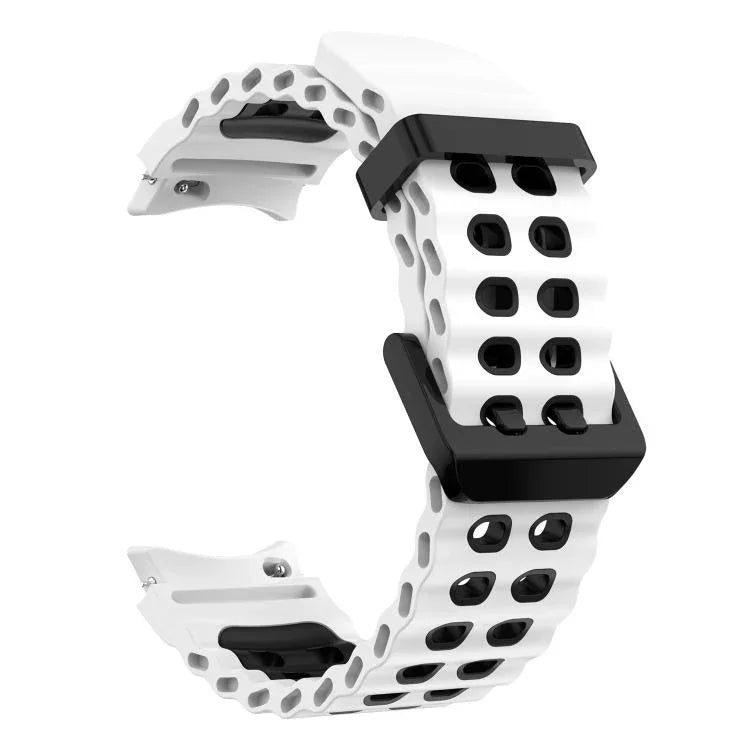 Dây đồng hồ silicone hai màu lỗ đôi Ocean, Dành cho Samsung Galaxy Watch 7 40 / 44mm