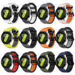 Dây đồng hồ silicone hai màu lỗ đôi Ocean, Dành cho Samsung Galaxy Watch 7 40 / 44mm